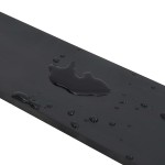 vidaXL Margine de cauciuc pentru plug de zăpadă negru 80x8x1 cm