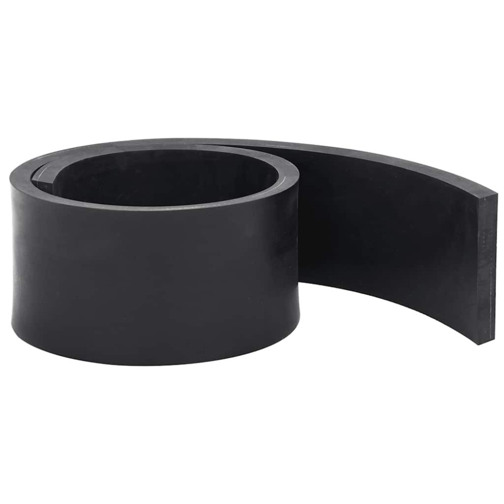 vidaXL Margine de cauciuc pentru plug de zăpadă negru 100x8x1 cm