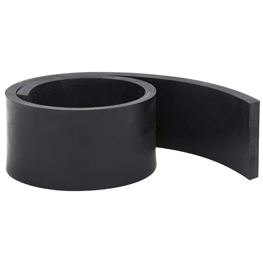 vidaXL Margine de cauciuc pentru plug de zăpadă negru 120x8x1 cm
