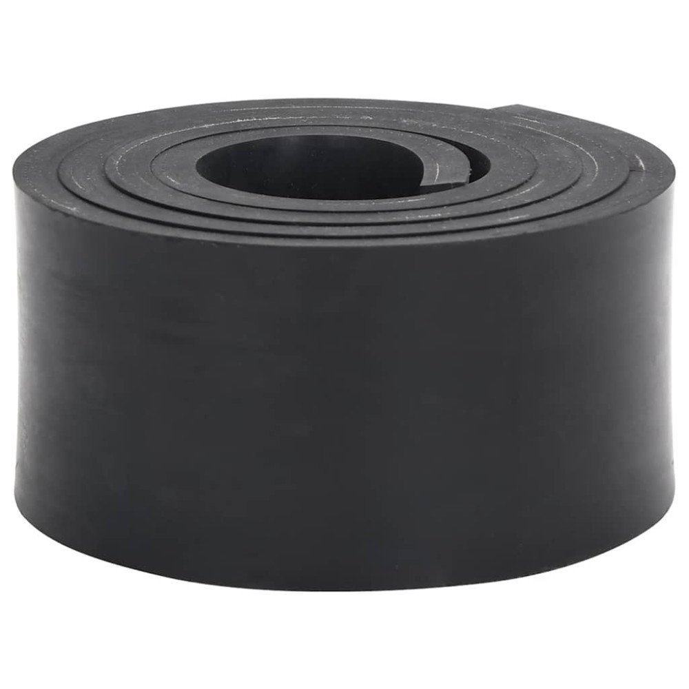 vidaXL Margine de cauciuc pentru plug de zăpadă negru 180x8x1 cm