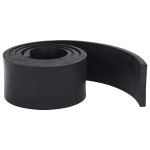 vidaXL Margine de cauciuc pentru plug de zăpadă negru 200x8x1 cm vidaXL Margine de cauciuc pentru plug de zăpadă negru 200x8x1 cm