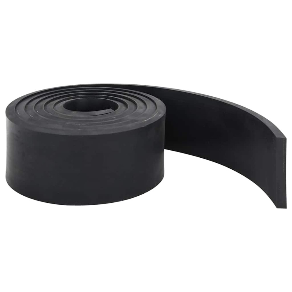 vidaXL Margine de cauciuc pentru plug de zăpadă negru 250x8x1 cm