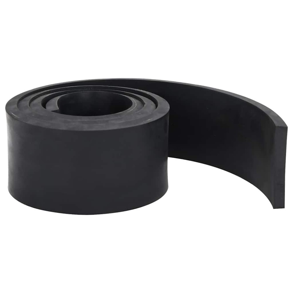 vidaXL Margine de cauciuc pentru plug de zăpadă negru 200x10x1 cm
