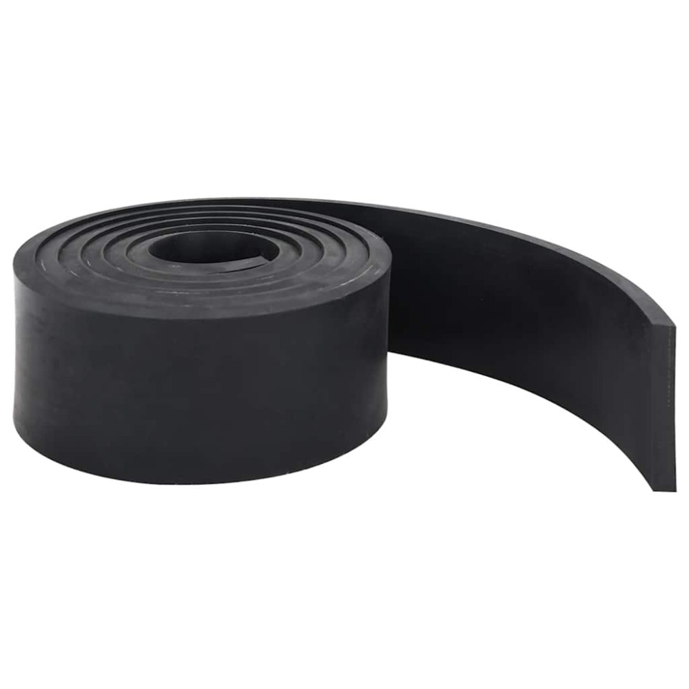 vidaXL Margine de cauciuc pentru plug de zăpadă negru 250x10x1 cm