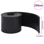 vidaXL Margine de cauciuc pentru plug de zăpadă negru 250x15x1 cm vidaXL Margine de cauciuc pentru plug de zăpadă negru 250x15x1 cm