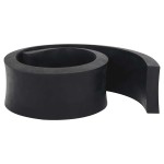 vidaXL Margine de cauciuc pentru plug de zăpadă negru 100x8x2 cm vidaXL Margine de cauciuc pentru plug de zăpadă negru 100x8x2 cm