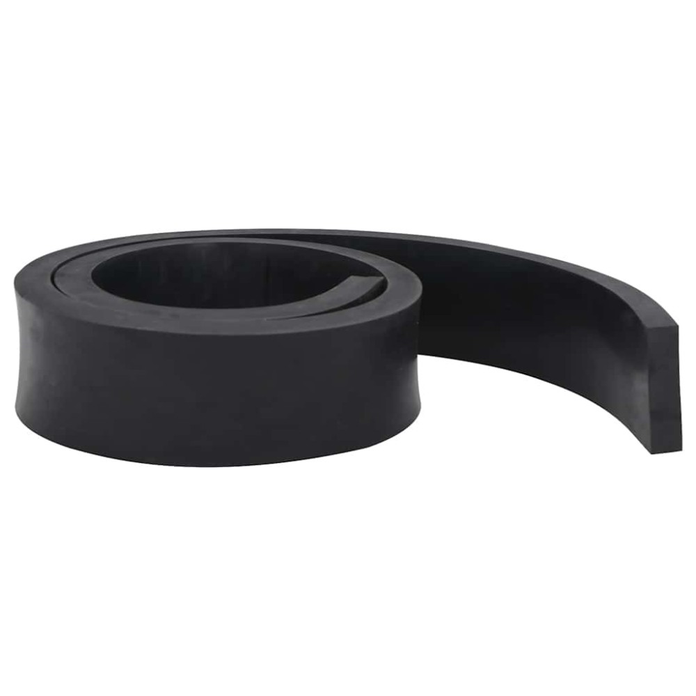 vidaXL Margine de cauciuc pentru plug de zăpadă negru 150x8x2 cm