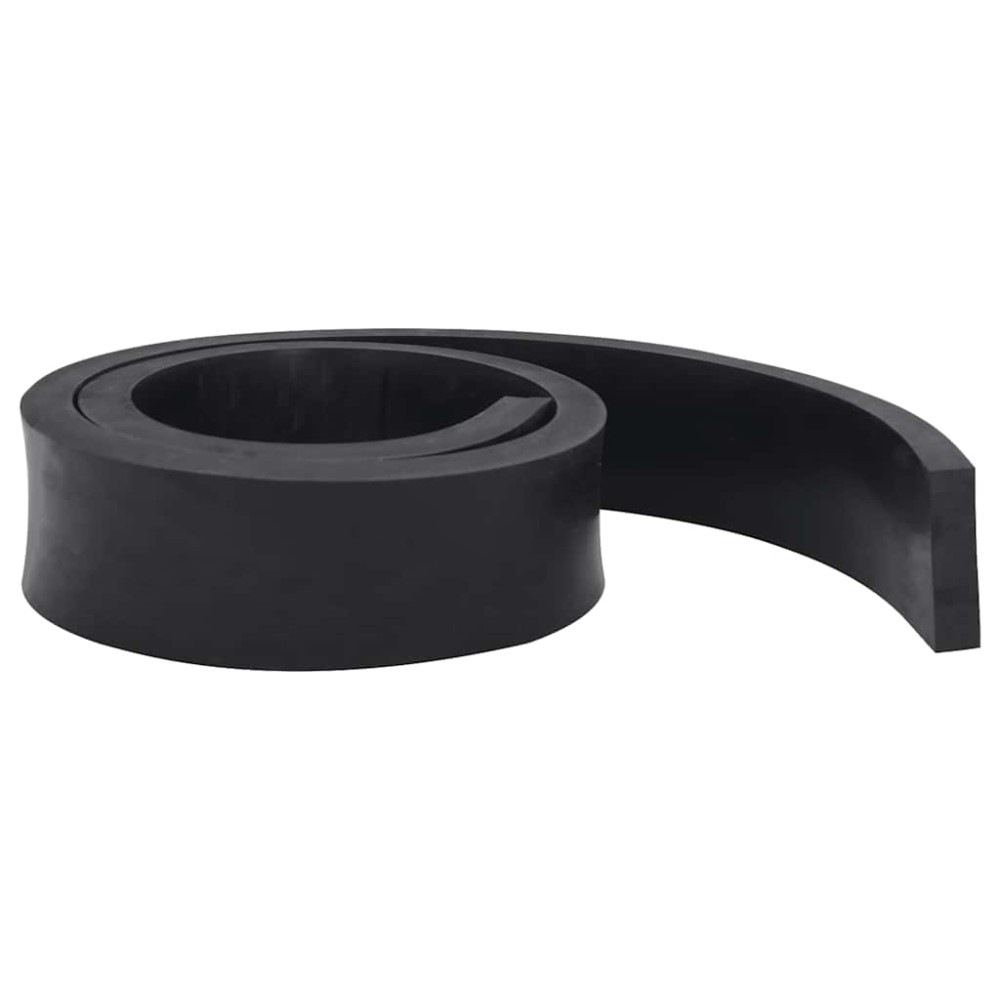 vidaXL Margine de cauciuc pentru plug de zăpadă negru 180x8x2 cm