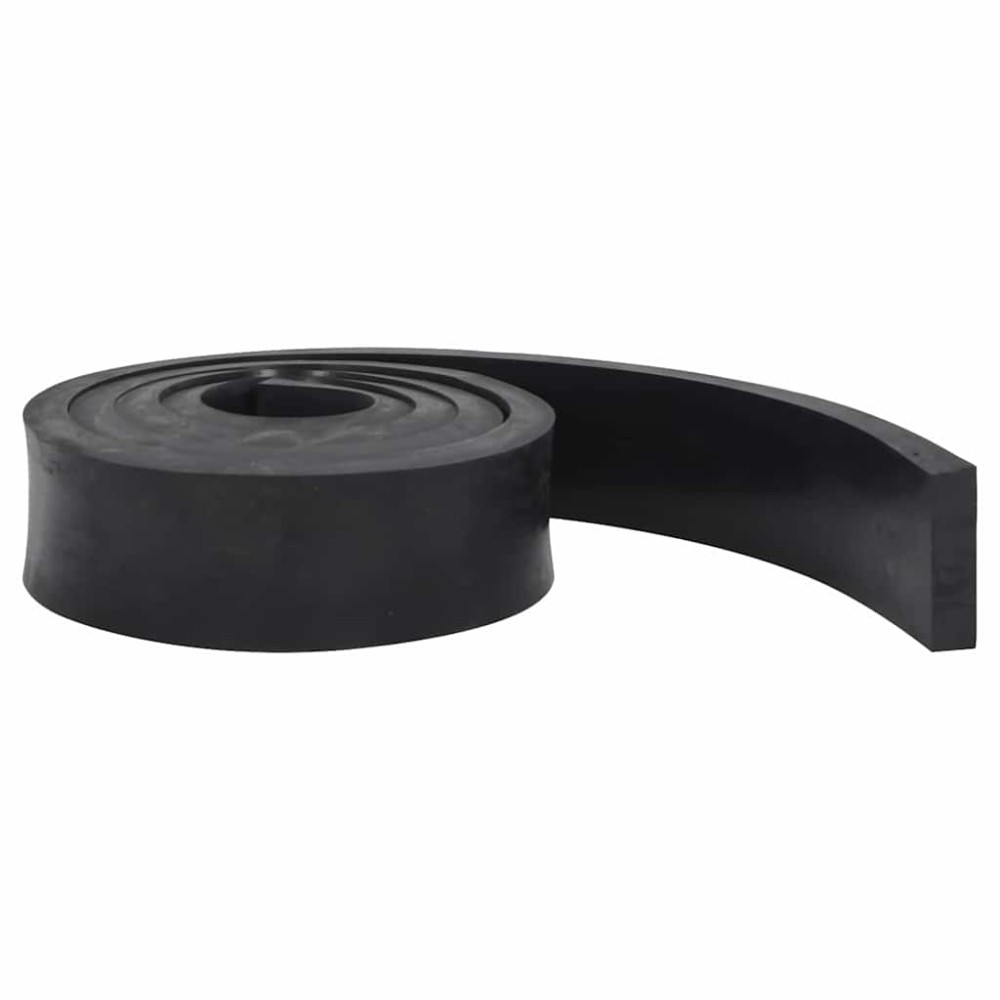 vidaXL Margine de cauciuc pentru plug de zăpadă negru 250x8x2 cm