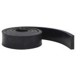 vidaXL Margine de cauciuc pentru plug de zăpadă negru 300x8x2 cm