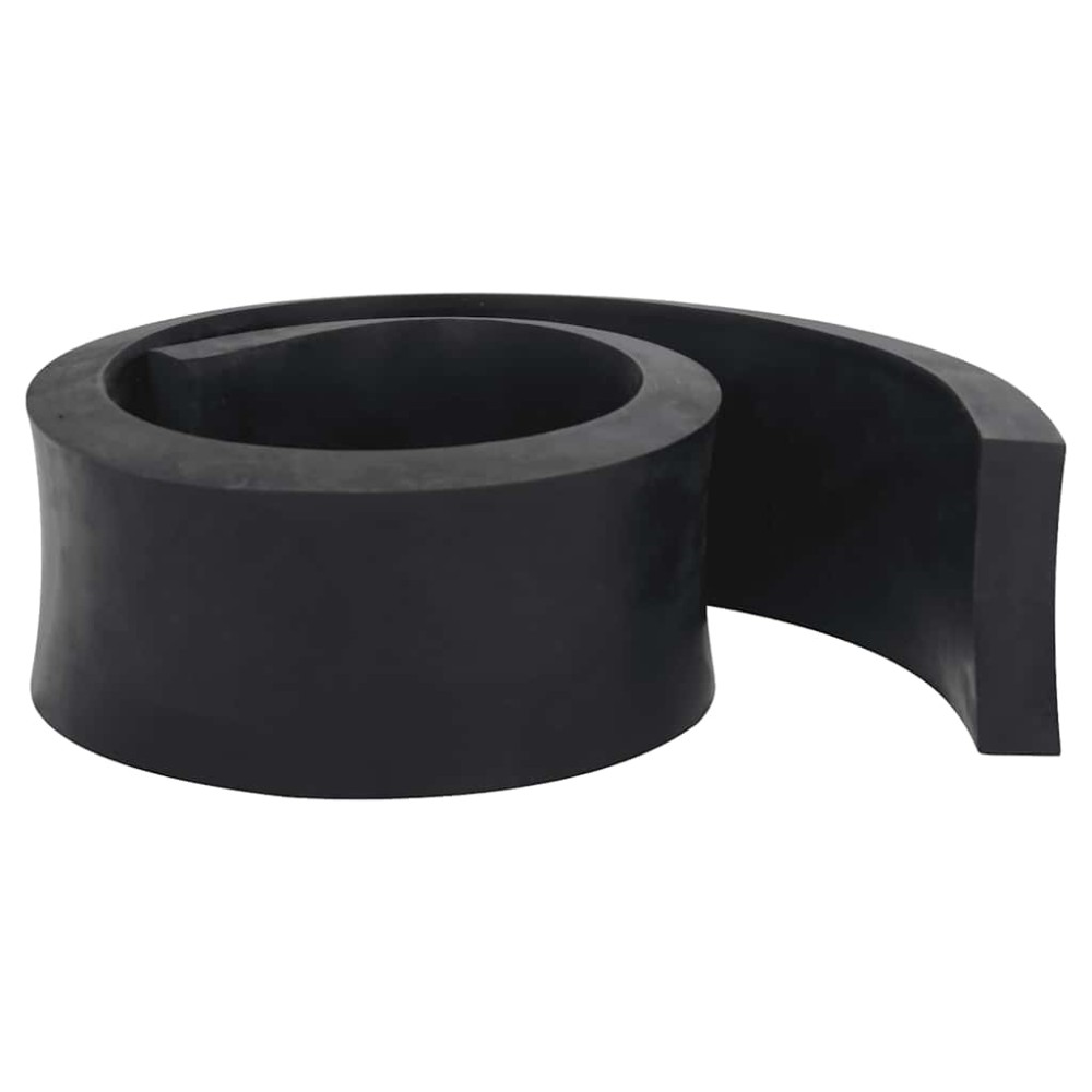 vidaXL Margine de cauciuc pentru plug de zăpadă negru 100x10x2 cm