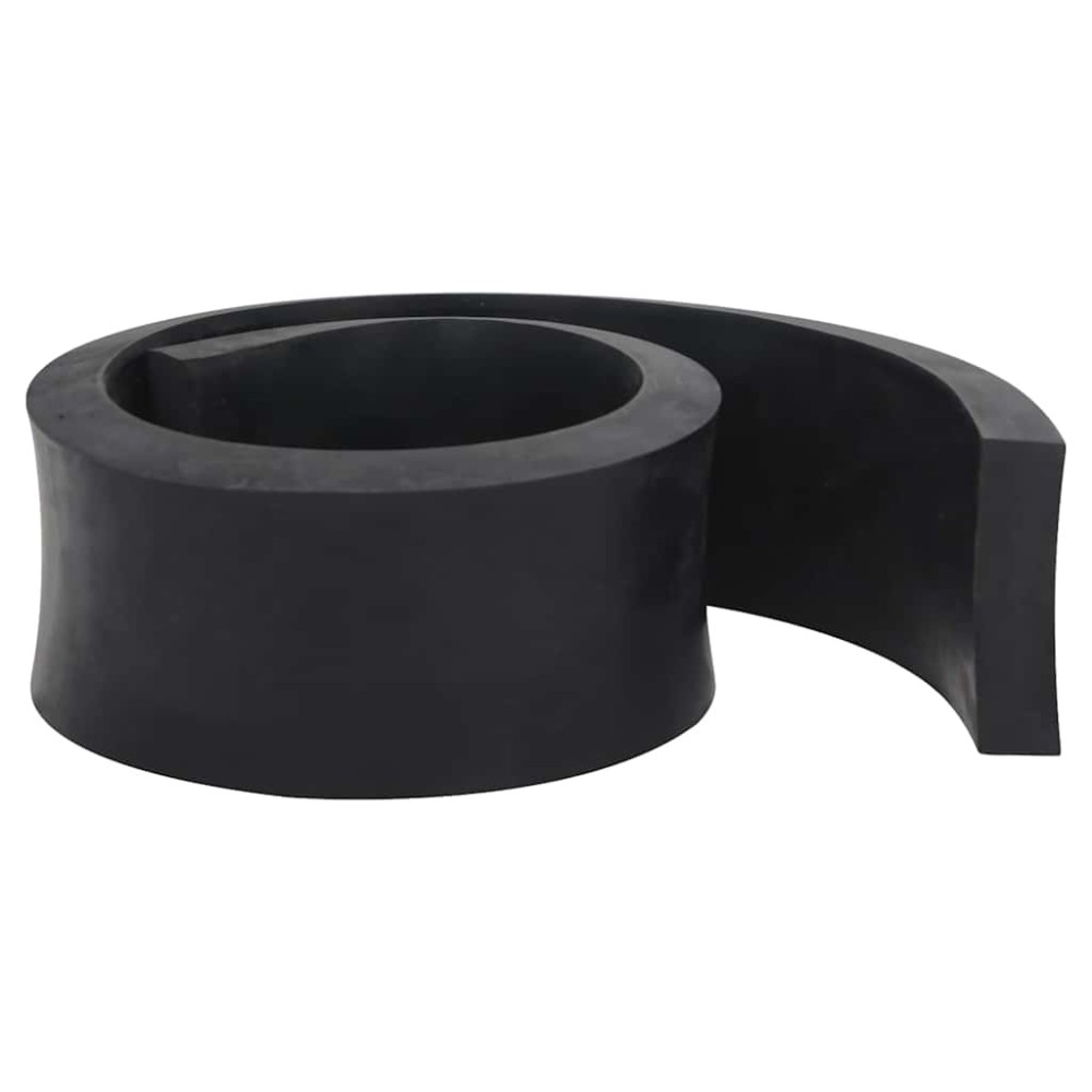 vidaXL Margine de cauciuc pentru plug de zăpadă negru 120x10x2 cm