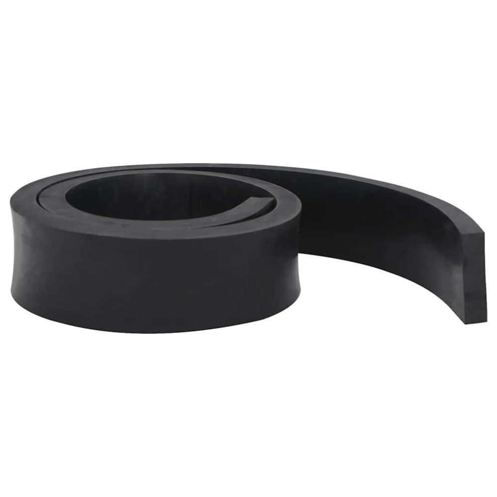 vidaXL Margine de cauciuc pentru plug de zăpadă negru 180x10x2 cm