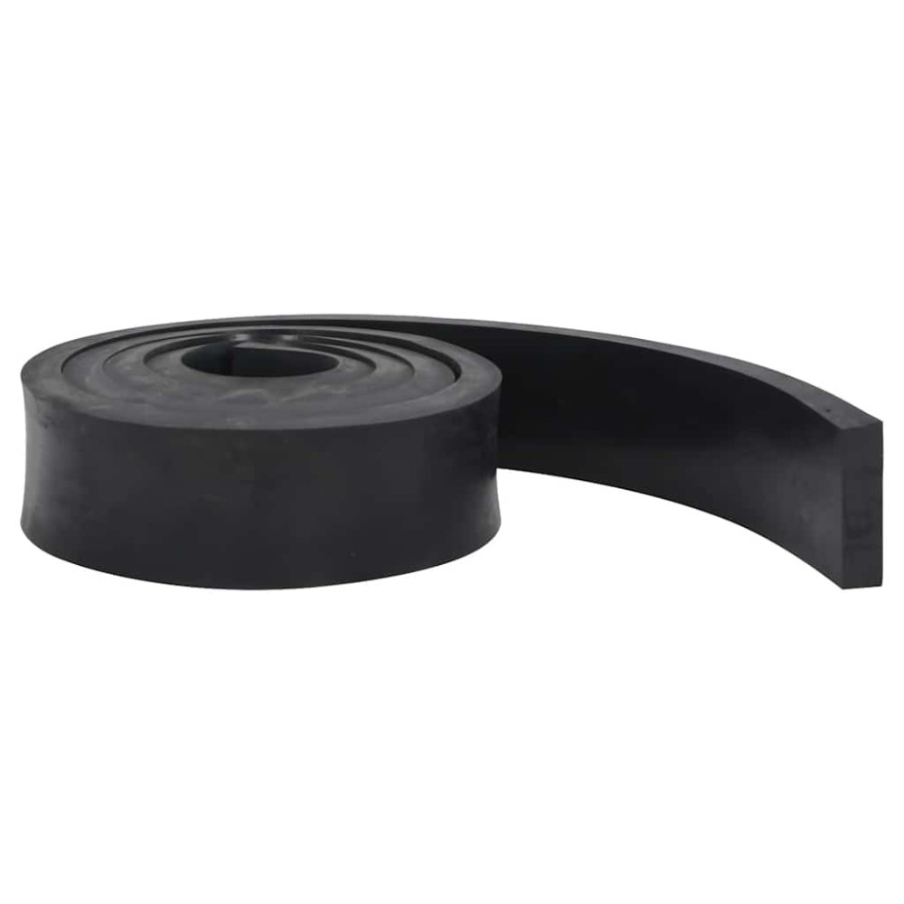 vidaXL Margine de cauciuc pentru plug de zăpadă negru 250x10x2 cm