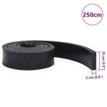 vidaXL Margine de cauciuc pentru plug de zăpadă negru 250x10x2 cm vidaXL Margine de cauciuc pentru plug de zăpadă negru 250x10x2 cm