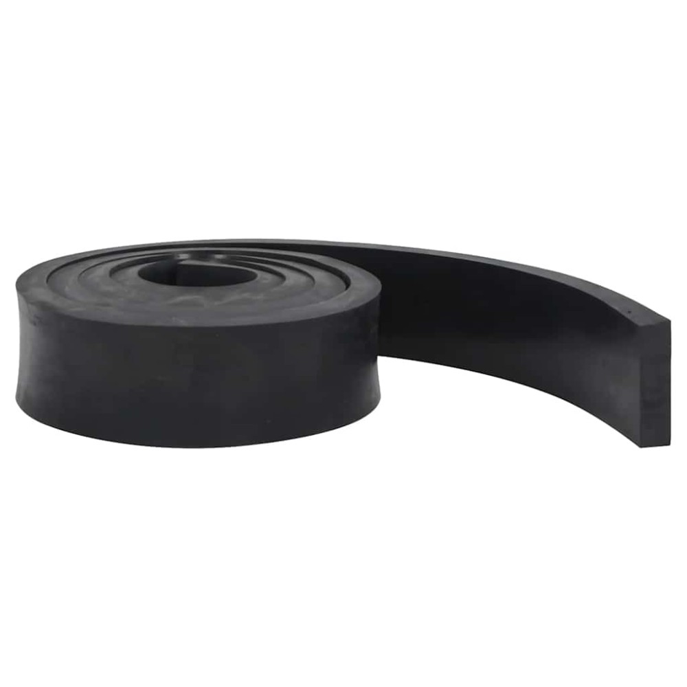 vidaXL Margine de cauciuc pentru plug de zăpadă negru 300x10x2 cm