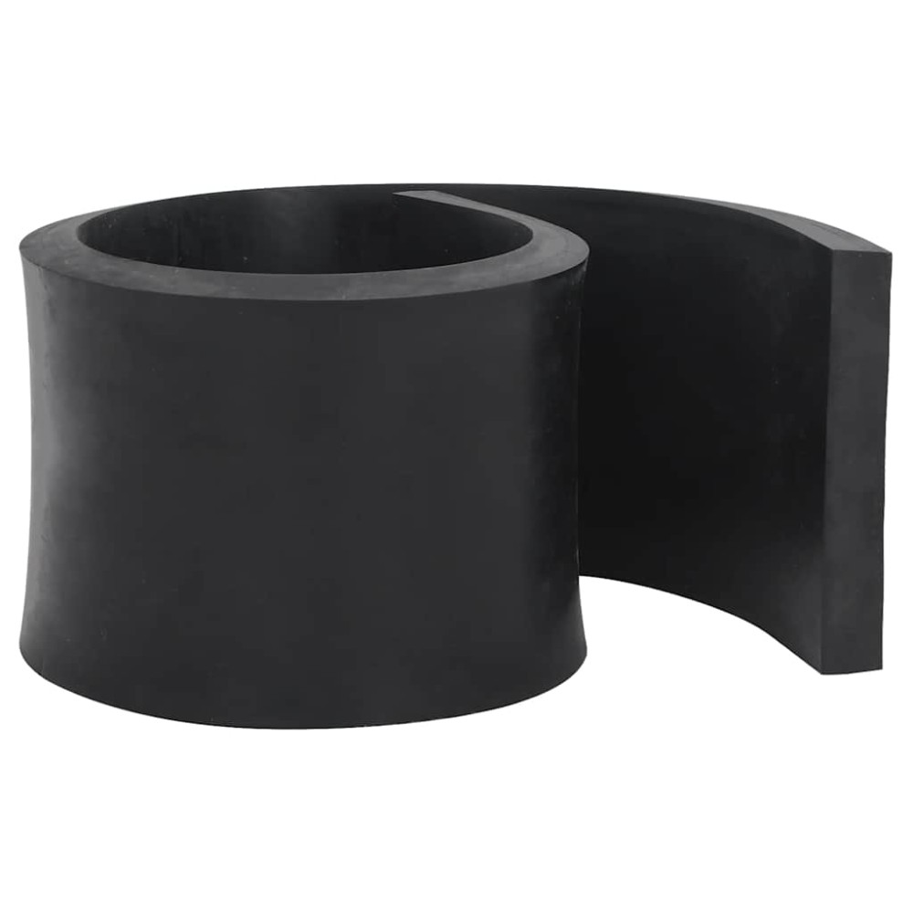 vidaXL Margine de cauciuc pentru plug de zăpadă negru 100x15x2 cm