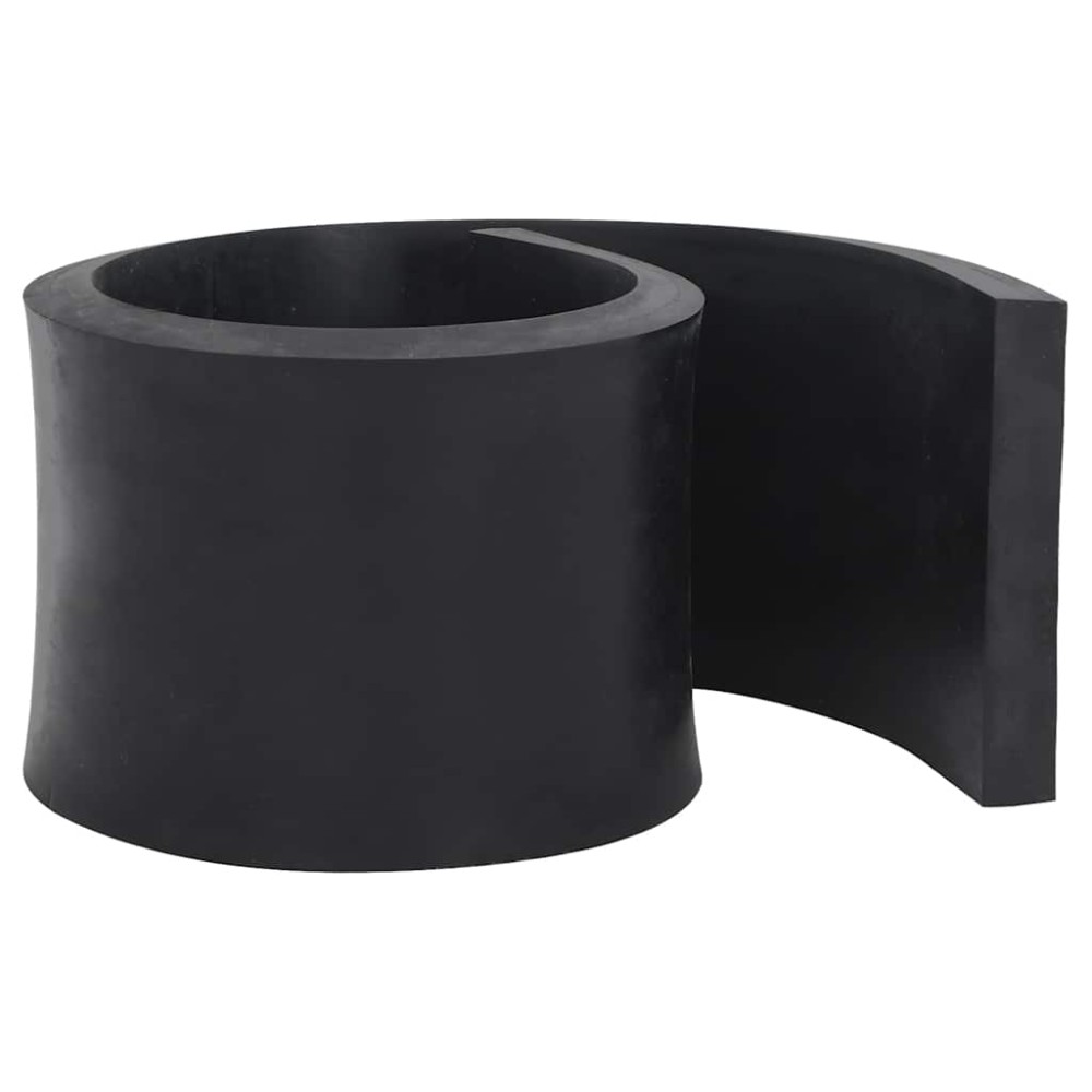 vidaXL Margine de cauciuc pentru plug de zăpadă negru 120x15x2 cm