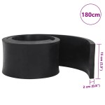 vidaXL Margine de cauciuc pentru plug de zăpadă negru 180x15x2 cm vidaXL Margine de cauciuc pentru plug de zăpadă negru 180x15x2 cm