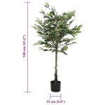 vidaXL Ficus artificial 480 de frunze 130 cm verde vidaXL Ficus artificial 480 de frunze 130 cm verde