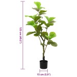 vidaXL Ficus artificial 30 de frunze 125 cm verde vidaXL Ficus artificial 30 de frunze 125 cm verde