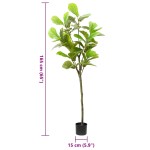 vidaXL Ficus artificial 48 de frunze 165 cm verde