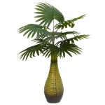 vidaXL Plantă artificială de palmier 9 frunze 65 cm verde vidaXL Plantă artificială de palmier 9 frunze 65 cm verde