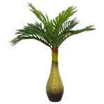 vidaXL Plantă artificială de palmier 9 frunze 70 cm verde vidaXL Plantă artificială de palmier 9 frunze 70 cm verde