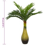 vidaXL Plantă artificială de palmier 9 frunze 70 cm verde vidaXL Plantă artificială de palmier 9 frunze 70 cm verde