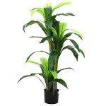 vidaXL Copac artificial Dracaena 36 de frunze 120 cm verde vidaXL Copac artificial Dracaena 36 de frunze 120 cm verde