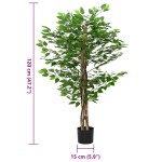 vidaXL Plantă Ficus artificială 788 frunze 120 cm verde vidaXL Plantă Ficus artificială 788 frunze 120 cm verde
