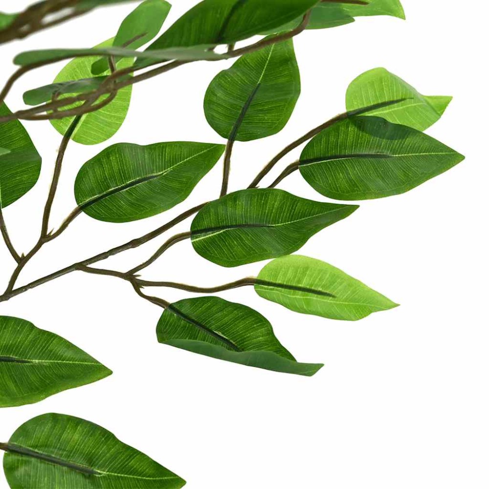 vidaXL Plantă Ficus artificială 1260 frunze 200 cm verde