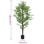 vidaXL Plantă Ficus artificială 1260 frunze 200 cm verde vidaXL Plantă Ficus artificială 1260 frunze 200 cm verde