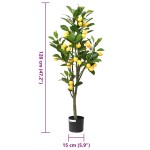 vidaXL Lămâi artificial 136 frunze 120 cm verde vidaXL Lămâi artificial 136 frunze 120 cm verde