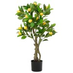 vidaXL Lămâi artificial 234 frunze 90 cm verde vidaXL Lămâi artificial 234 frunze 90 cm verde