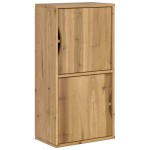 vidaXL Dulap lateral „ODDA” 40x24x79 cm din lemn masiv de pin
