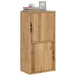 vidaXL Dulap lateral „ODDA” 40x24x79 cm din lemn masiv de pin