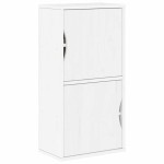 vidaXL Dulap lateral „ODDA” alb 40x24x79 cm, lemn masiv de pin vidaXL Dulap lateral „ODDA” alb 40x24x79 cm, lemn masiv de pin