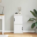 vidaXL Dulap lateral „ODDA” alb 40x24x79 cm, lemn masiv de pin vidaXL Dulap lateral „ODDA” alb 40x24x79 cm, lemn masiv de pin