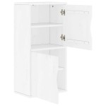 vidaXL Dulap lateral „ODDA” alb 40x24x79 cm, lemn masiv de pin vidaXL Dulap lateral „ODDA” alb 40x24x79 cm, lemn masiv de pin