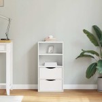 vidaXL Dulap lateral cu sertare ODDA alb 40x24x79 cm lemn masiv de pin vidaXL Dulap lateral cu sertare ODDA alb 40x24x79 cm lemn masiv de pin