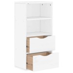 vidaXL Dulap lateral cu sertare ODDA alb 40x24x79 cm lemn masiv de pin vidaXL Dulap lateral cu sertare ODDA alb 40x24x79 cm lemn masiv de pin