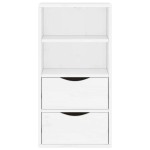 vidaXL Dulap lateral cu sertare ODDA alb 40x24x79 cm lemn masiv de pin vidaXL Dulap lateral cu sertare ODDA alb 40x24x79 cm lemn masiv de pin