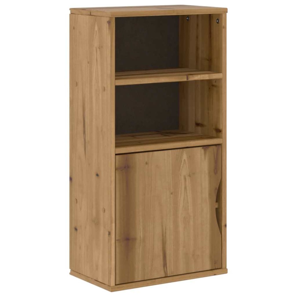 vidaXL Dulap lateral „ODDA” 40x24x79 cm din lemn masiv de pin