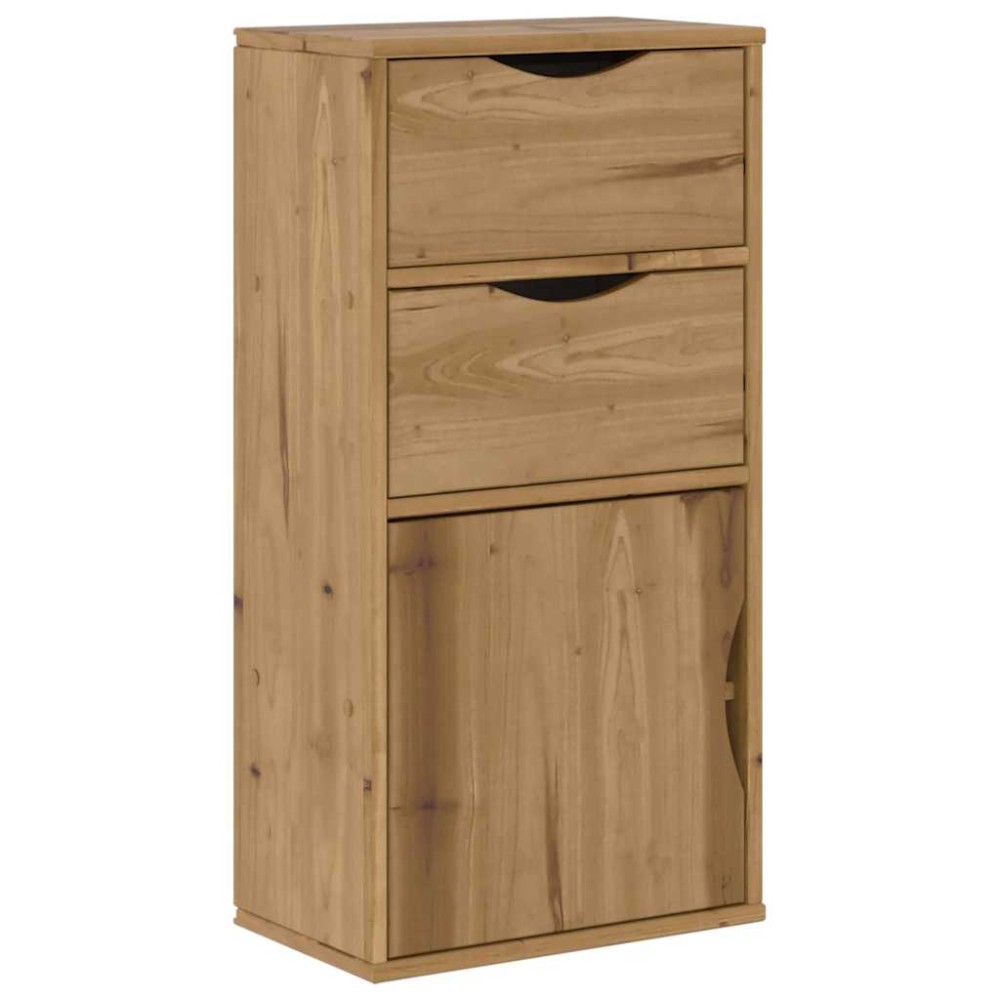 vidaXL Dulap lateral cu sertare „ODDA” 40x24x79 cm lemn masiv de pin