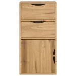vidaXL Dulap lateral cu sertare „ODDA” 40x24x79 cm lemn masiv de pin