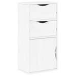 vidaXL Dulap lateral cu sertare ODDA alb 40x24x79 cm lemn masiv de pin vidaXL Dulap lateral cu sertare ODDA alb 40x24x79 cm lemn masiv de pin