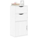 vidaXL Dulap lateral cu sertare ODDA alb 40x24x79 cm lemn masiv de pin vidaXL Dulap lateral cu sertare ODDA alb 40x24x79 cm lemn masiv de pin