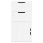 vidaXL Dulap lateral cu sertare ODDA alb 40x24x79 cm lemn masiv de pin vidaXL Dulap lateral cu sertare ODDA alb 40x24x79 cm lemn masiv de pin