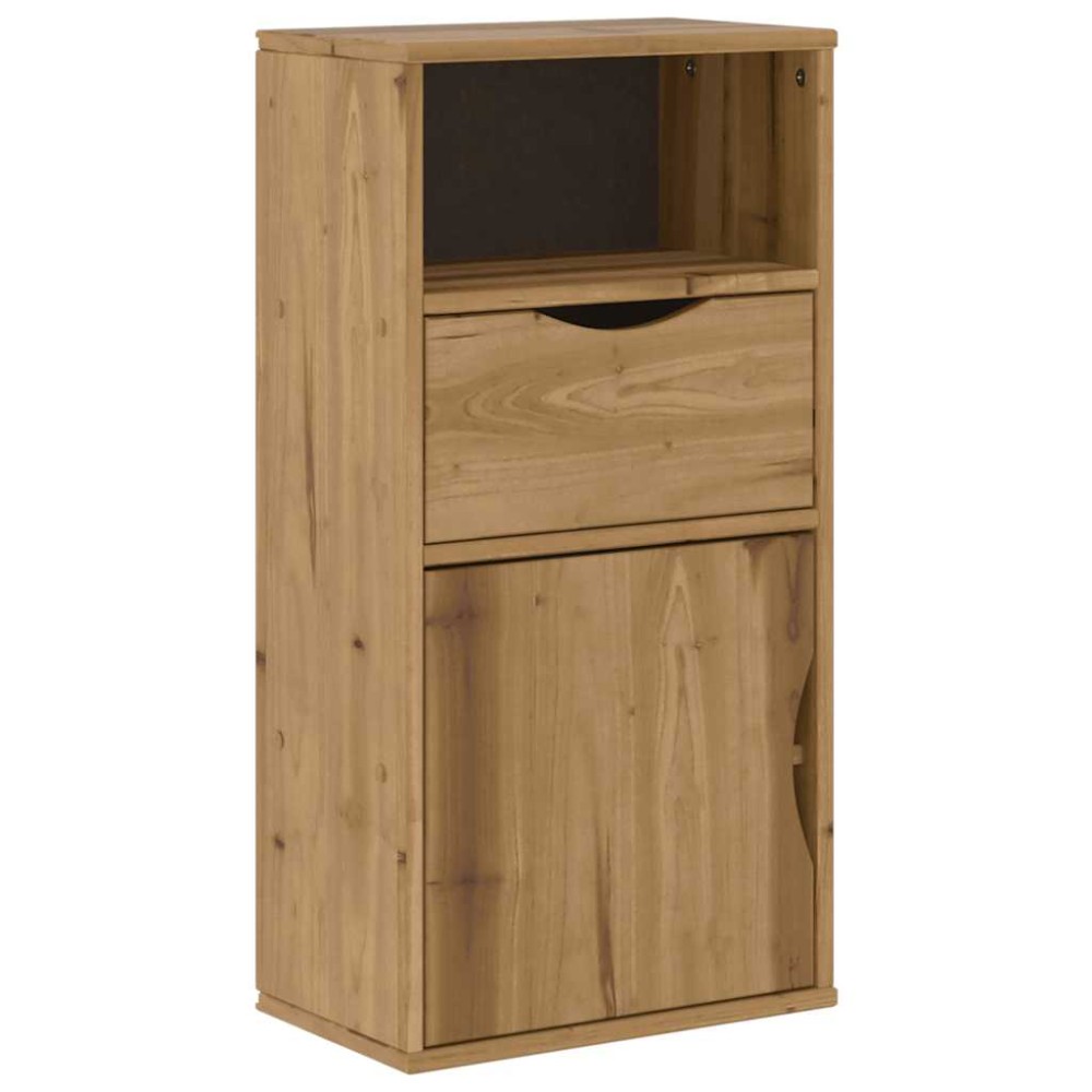 vidaXL Dulap lateral cu sertar „ODDA” 40x24x79 cm lemn masiv de pin